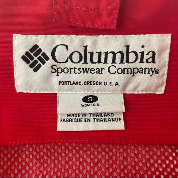 Columbia Winter Coat - Red & Black - Size Small - Picture 9 of 11